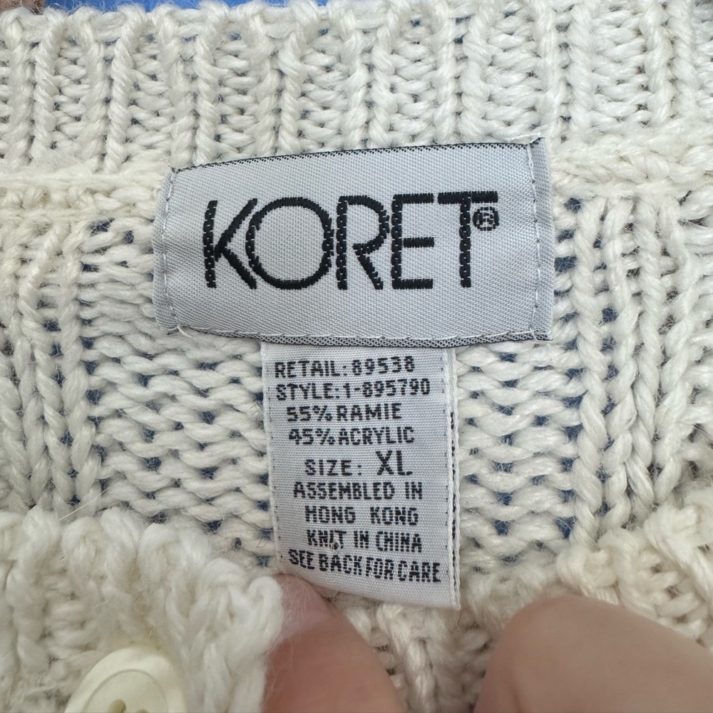 Vintage Grannycore Knit Sweater - Picture 6 of 6